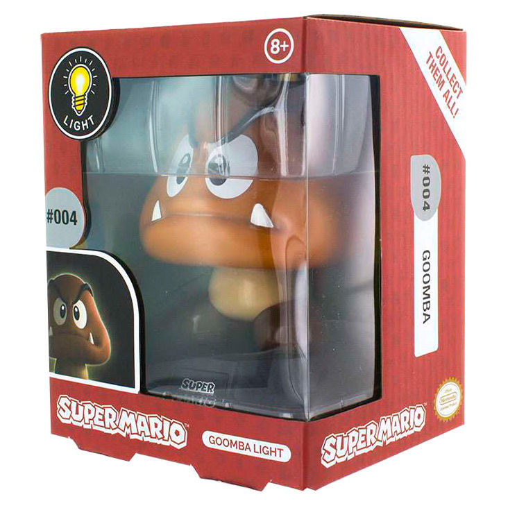 Imagen de Lampara 3D Goomba Super Mario Bros Nintendo parte de nuestra colección en Espadas y más, sitio oficial.