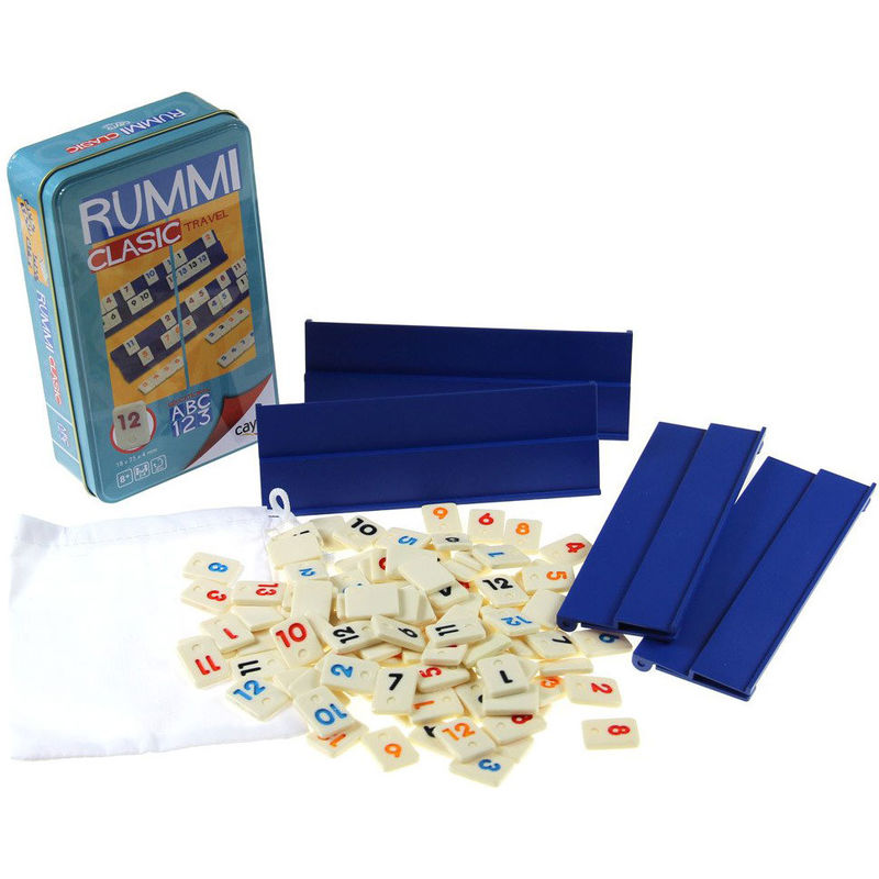 Imagen 2 - Juego Rummi Viaje Caja Metalica
