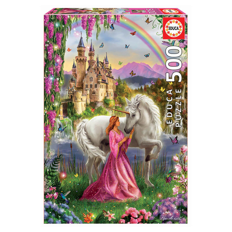 Imagen de Puzzle Hada Y Unicornio 500Pzs parte de nuestra colección en Espadas y más, sitio oficial.