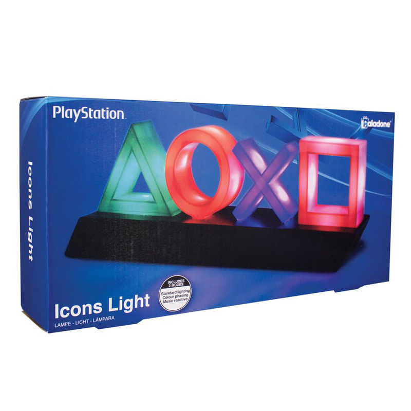 Imagen de Lampara Iconos Playstation parte de nuestra colección en Espadas y más, sitio oficial.