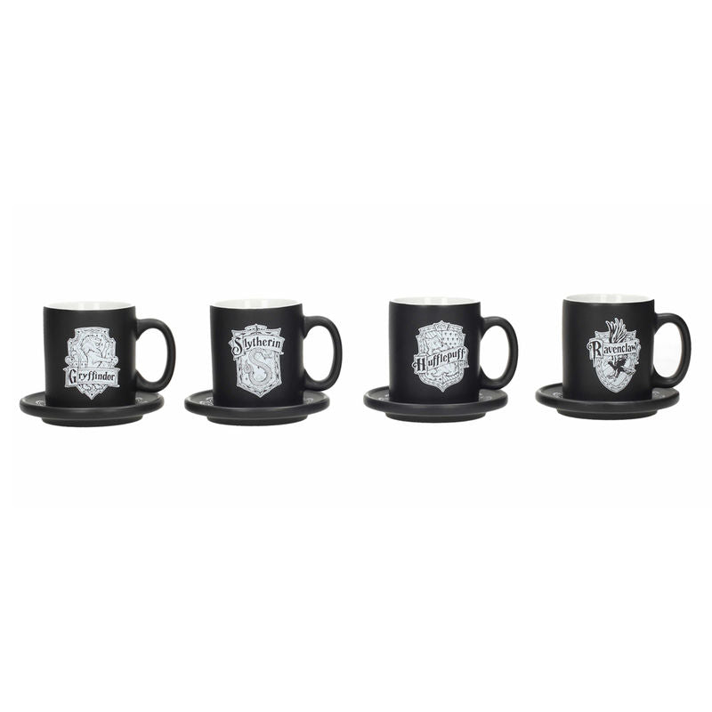 Imagen 1 - Set Mini Tazas Espresso Emblemas Harry Potter