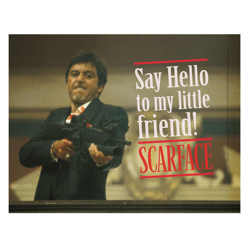Imagen 1 - Poster Cristal Say Hello Scarface