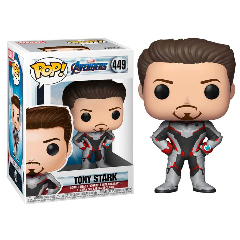 Imagen de Figura Pop Marvel Avengers Endgame Tony Stark parte de nuestra colección en Espadas y más, sitio oficial.