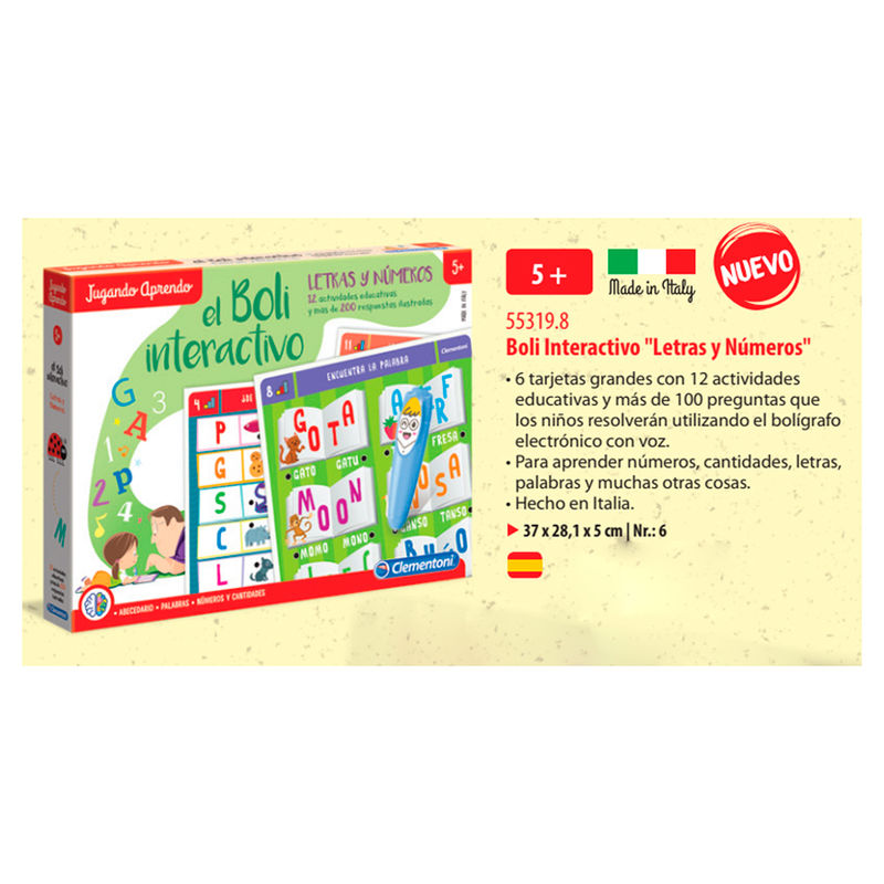 Imagen 1 - Boli Interactivo Letras Y Numeros Español