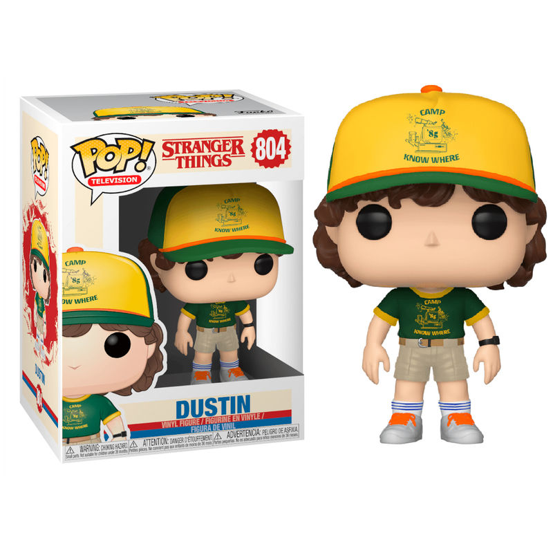 Imagen de Figura Pop Stranger Things 3 Dustin At Camp parte de nuestra colección en Espadas y más, sitio oficial.