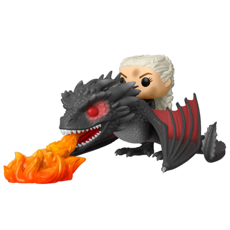 Imagen 1 - Figura Pop Juego De Tronos Daenerys On Fiery Drogon