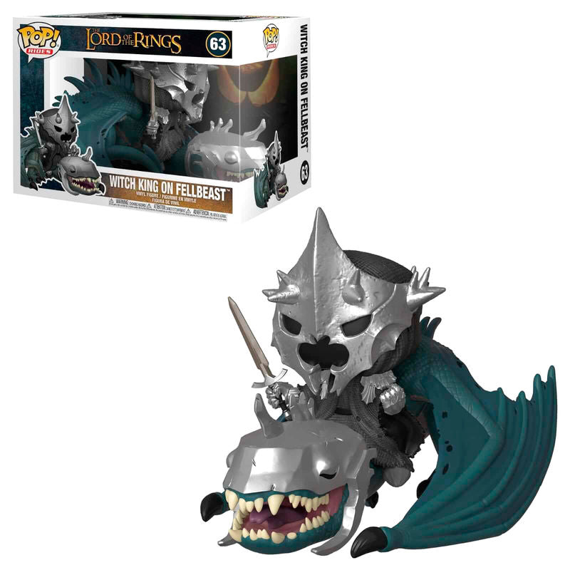 Imagen 2 - Figura Pop El Señor De Los Anillos Witch King With Fellbeast