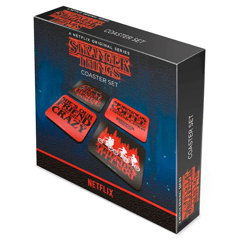 Imagen 1 de Set 4 Posavasos Stranger Things