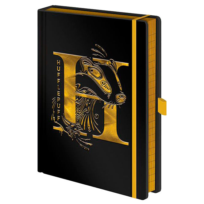 Imagen de Cuaderno A5 Premium Hufflepuff Harry Potter parte de nuestra colección en Espadas y más, sitio oficial.