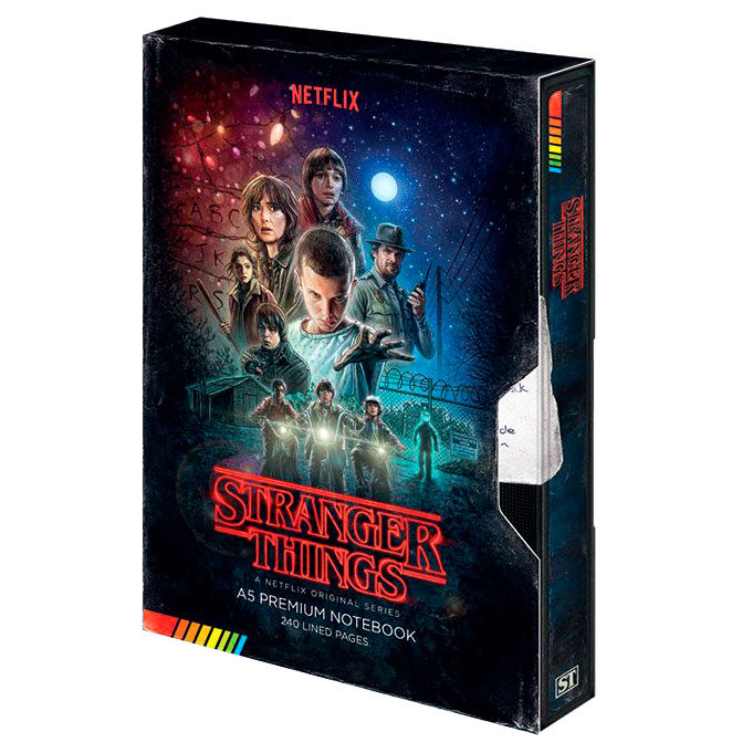 Imagen 1 de Cuaderno A5 Premium Vhs Stranger Things