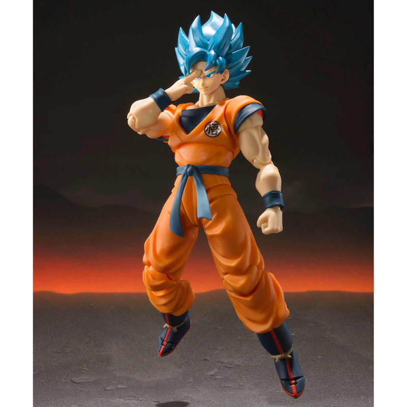 Imagen de Figura Super Saiyan God Super Saiyan Son Goku Dragon Ball Super Broly 14Cm parte de nuestra colección en Espadas y más, sitio oficial.