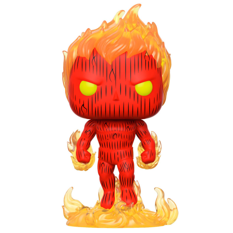Imagen 2 - Figura Pop Marvel Los 4 Fantasticos La Antorcha Humana