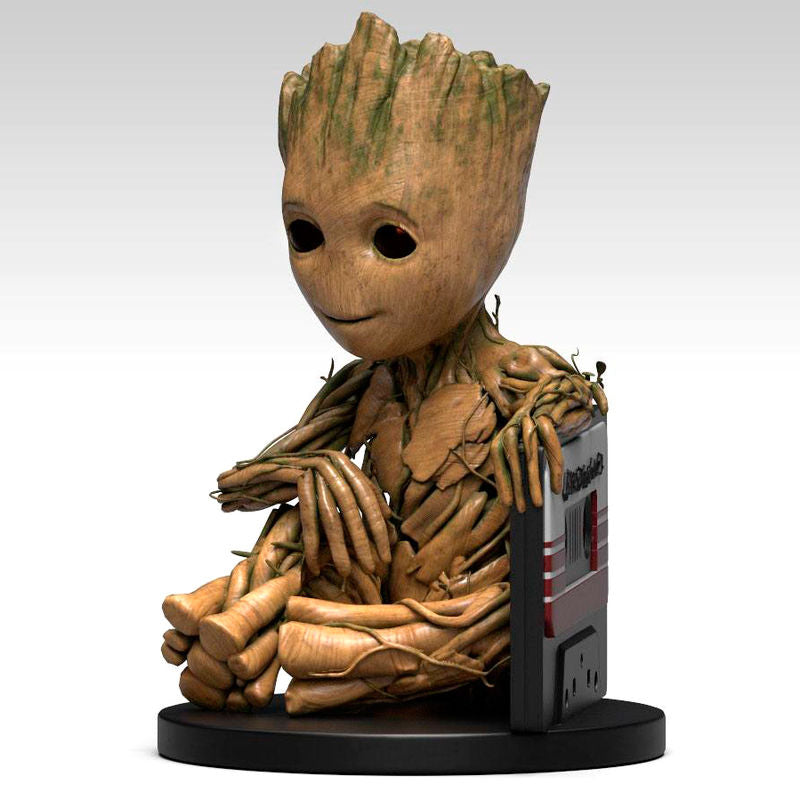 Imagen 3 - Figura Hucha Baby Groot Cassette Guardianes De La Galaxia 2 Marvel