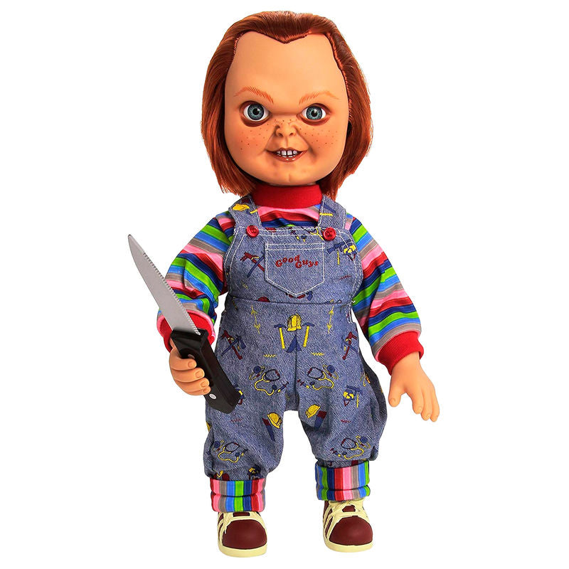 Imagen de Muñeco Chucky El Muñeco Diabolico Sonido 38Cm parte de nuestra colección en Espadas y más, sitio oficial.
