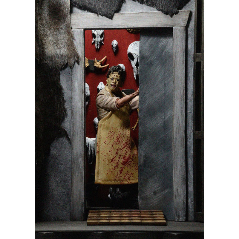 Imagen 3 - Figura Retro Ultimate Leatherface 40Th Anniversary La Matanza De Texas 18Cm