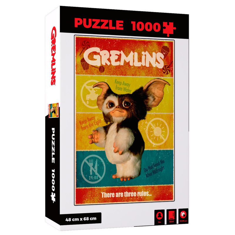 Imagen 1 - Puzzle There Are Three Rules Gremlins 1000Pzs
