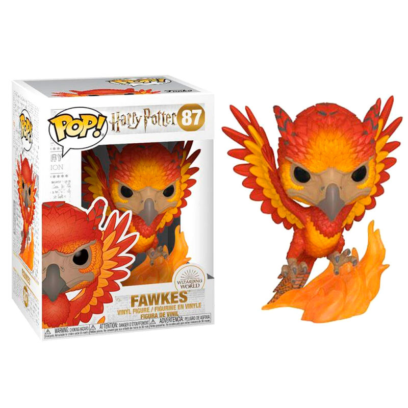 Imagen de Figura Pop Harry Potter Fawkes parte de nuestra colección en Espadas y más, sitio oficial.