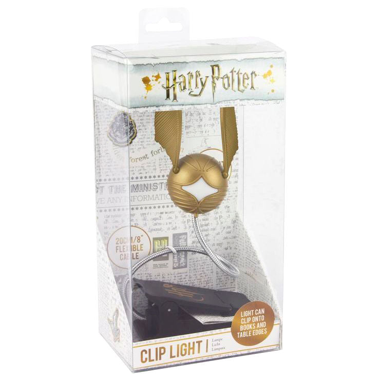 Imagen de Lampara Flexo Snitch Dorada Harry Potter parte de nuestra colección en Espadas y más, sitio oficial.