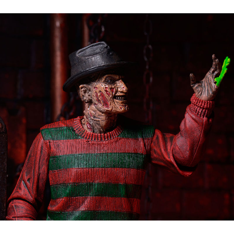 Imagen 6 - Figura Articulada Ultimate Freddy Krueger 30Th Anniversary Pesadilla En Elm Street 18Cm