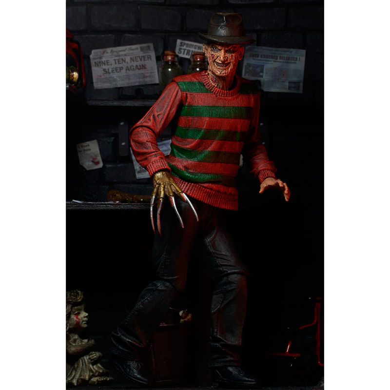 Imagen 7 - Figura Articulada Ultimate Freddy Krueger 30Th Anniversary Pesadilla En Elm Street 18Cm