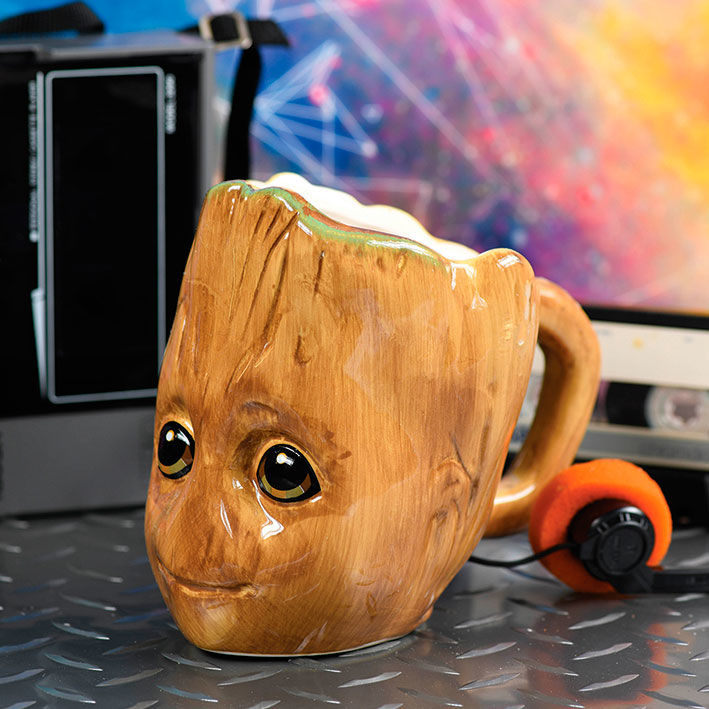 Imagen 1 de Taza 3D Groot Guardianes De La Galaxia Marvel