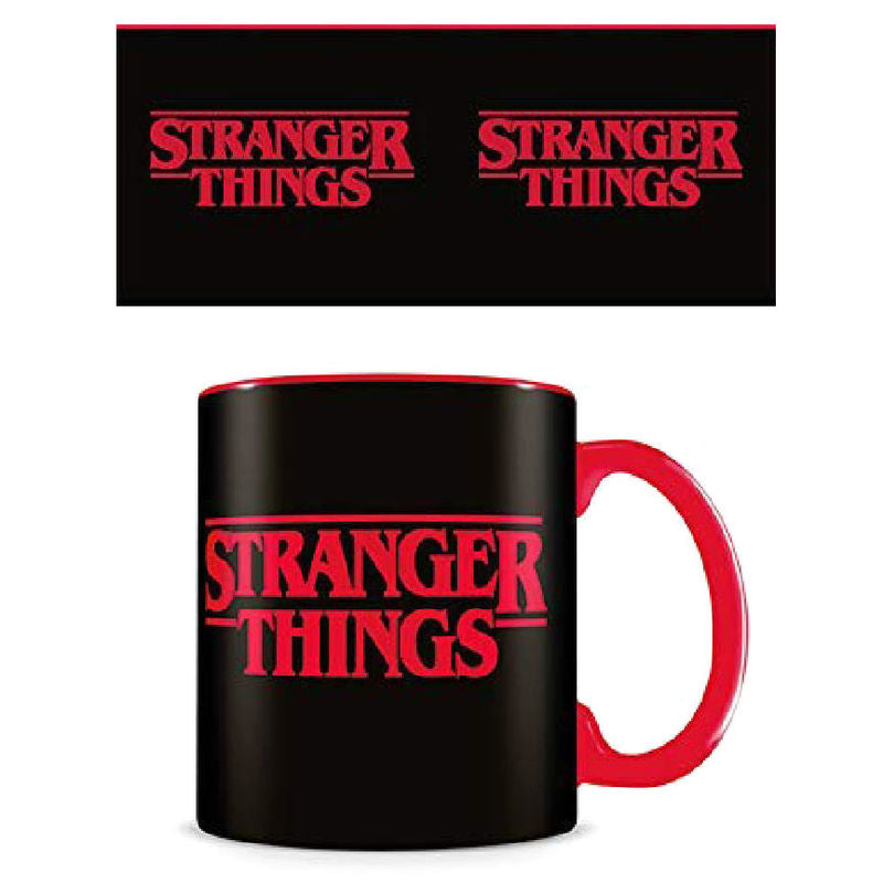 Imagen de Taza Logo Stranger Things parte de nuestra colección en Espadas y más, sitio oficial.