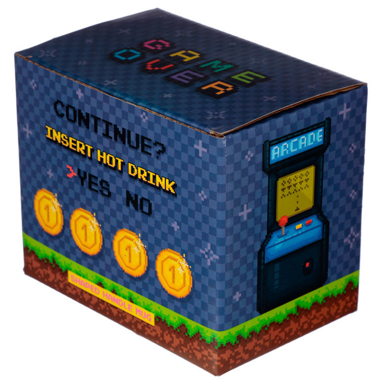 Imagen 1 - Taza Asa 3D Joystick Pixel Game Over