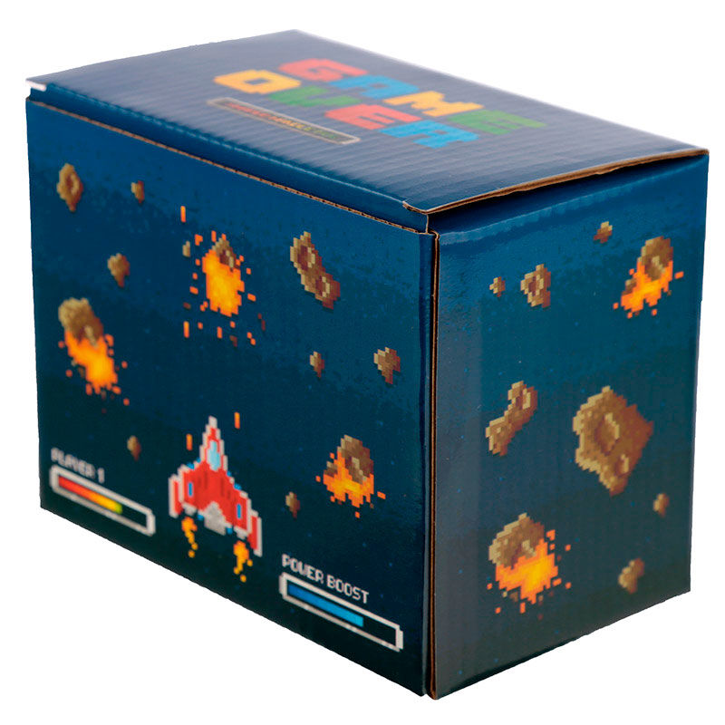 Imagen 1 - Taza Asa 3D Mando Videojuego Pixel Game Over