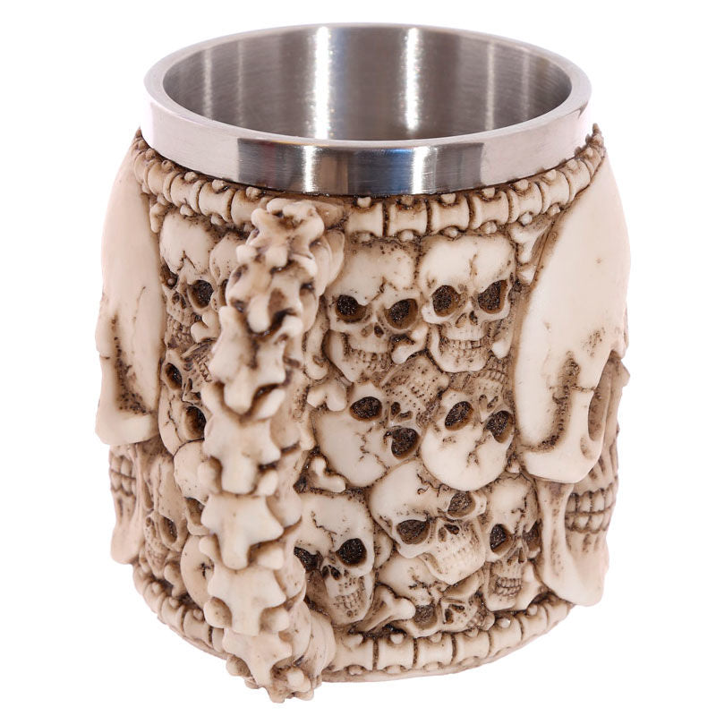 Imagen de Taza Calavera Y Cabezas De Calaveras parte de nuestra colección en Espadas y más, sitio oficial.