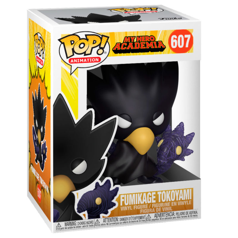 Imagen de Figura Pop My Hero Academia Tokoyami parte de nuestra colección en Espadas y más, sitio oficial.