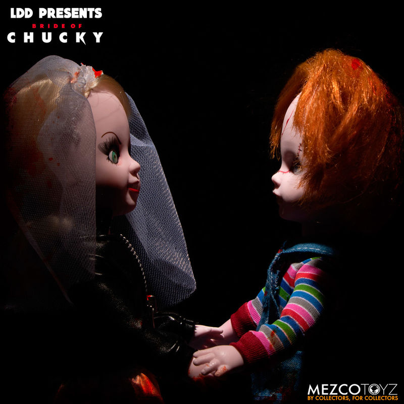 Imagen de Set 2 Muñecos Chucky And Tifanny Living Dead Dolls 25Cm parte de nuestra colección en Espadas y más, sitio oficial.