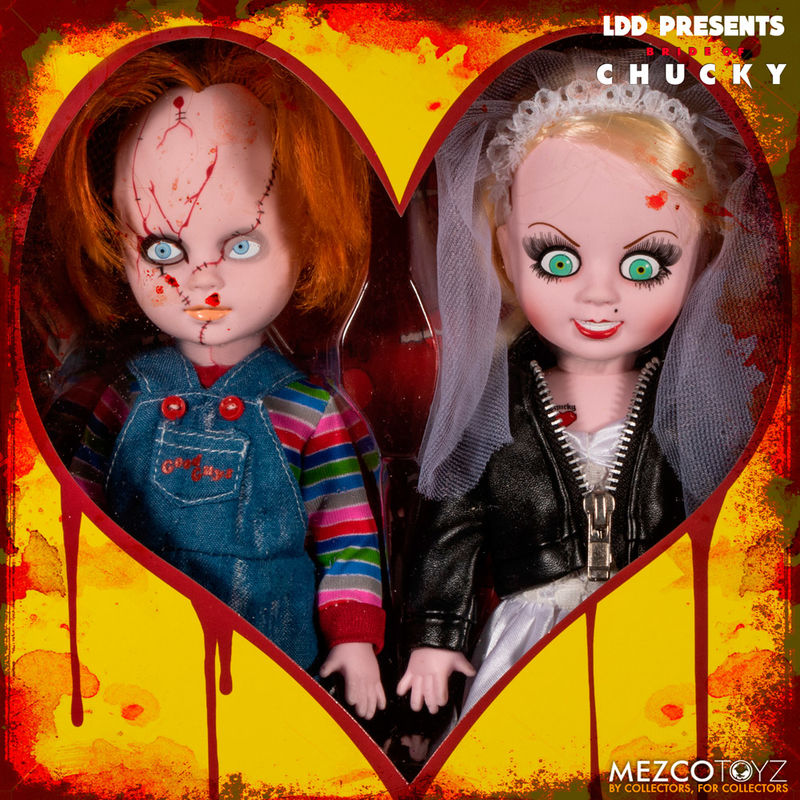 Imagen de Set 2 Muñecos Chucky And Tifanny Living Dead Dolls 25Cm parte de nuestra colección en Espadas y más, sitio oficial.