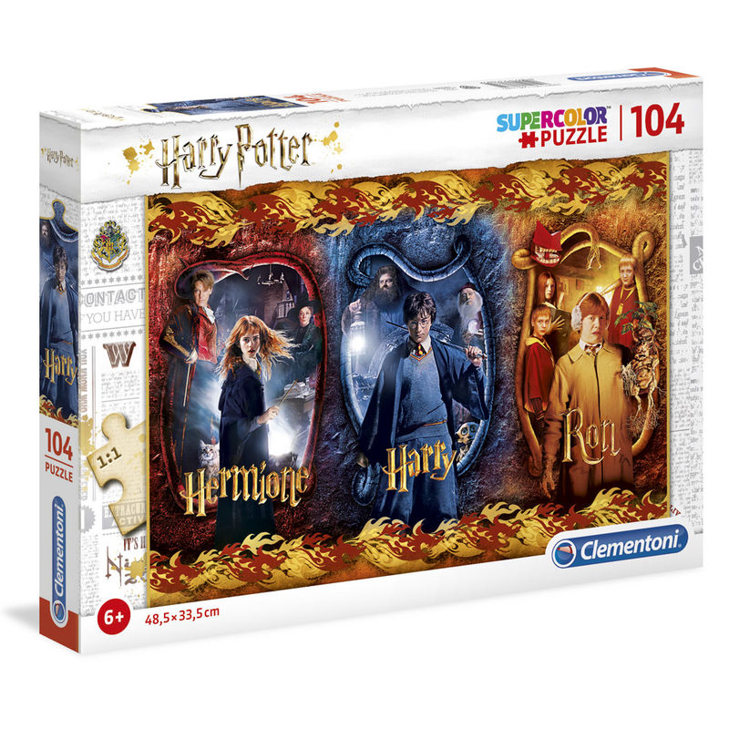 Imagen de Puzzle Harry, Ron Y Hermione Harry Potter 104Pz parte de nuestra colección en Espadas y más, sitio oficial.