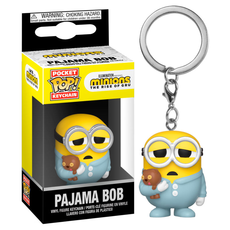 Imagen de Llavero Pocket Pop Minions 2 Pajama Bob parte de nuestra colección en Espadas y más, sitio oficial.