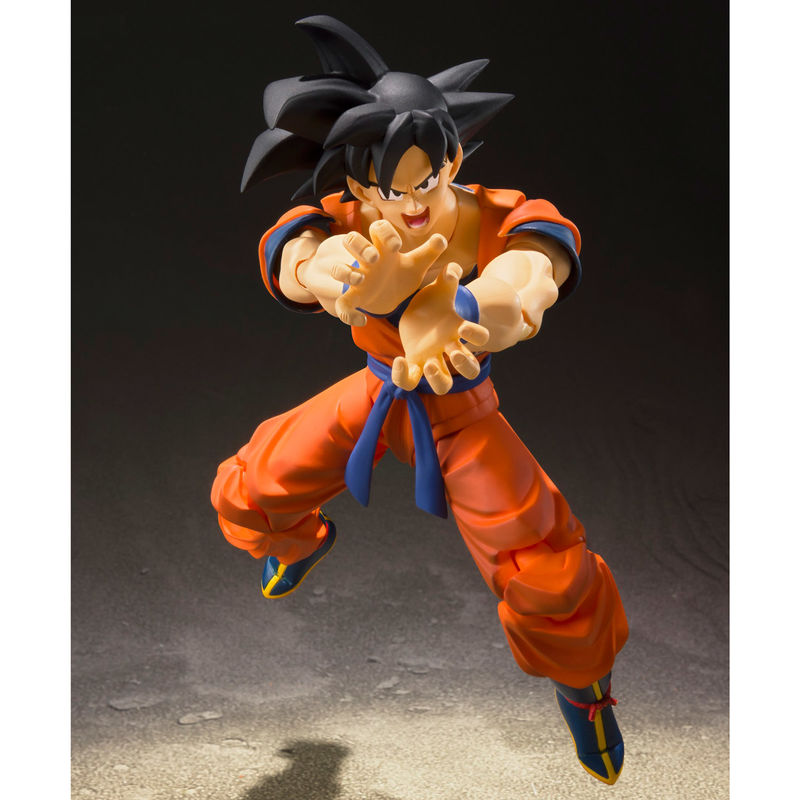 Imagen de Figura Son Goku Saiyan Raised On Earth Dragon Ball 14Cm parte de nuestra colección en Espadas y más, sitio oficial.