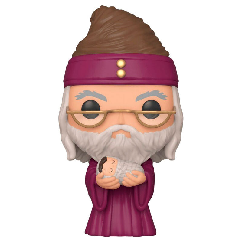 Imagen de Figura Pop Harry Potter Dumbledore With Baby Harry parte de nuestra colección en Espadas y más, sitio oficial.
