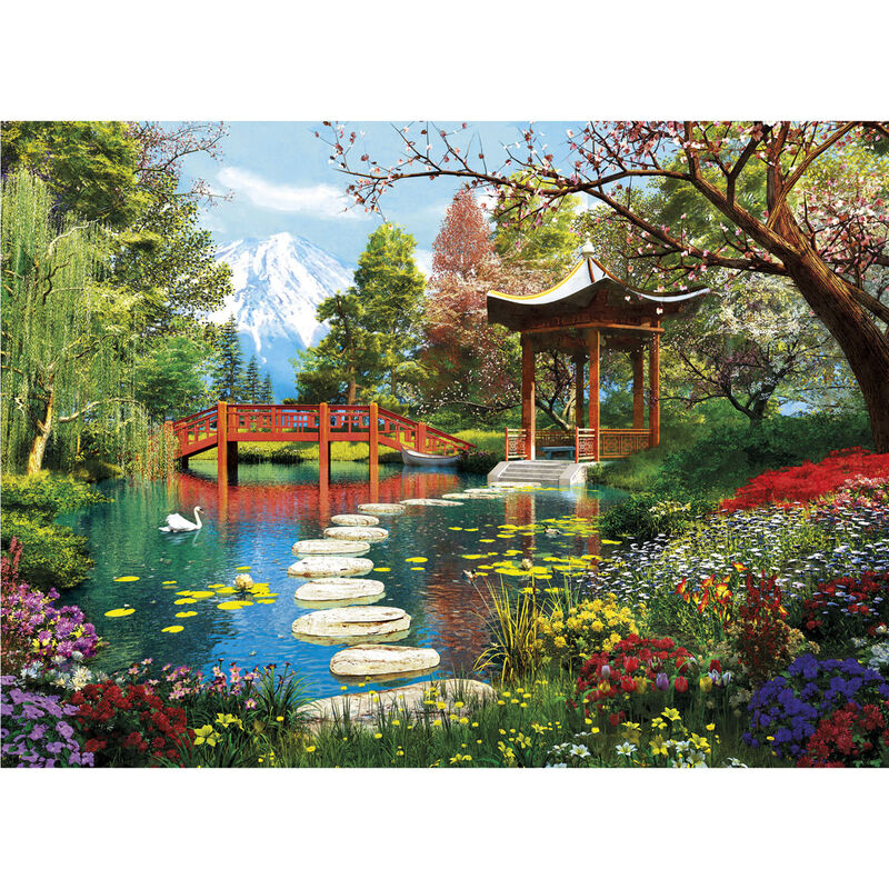 Imagen de Puzzle High Quality Fuji Garden 500Pzs parte de nuestra colección en Espadas y más, sitio oficial.