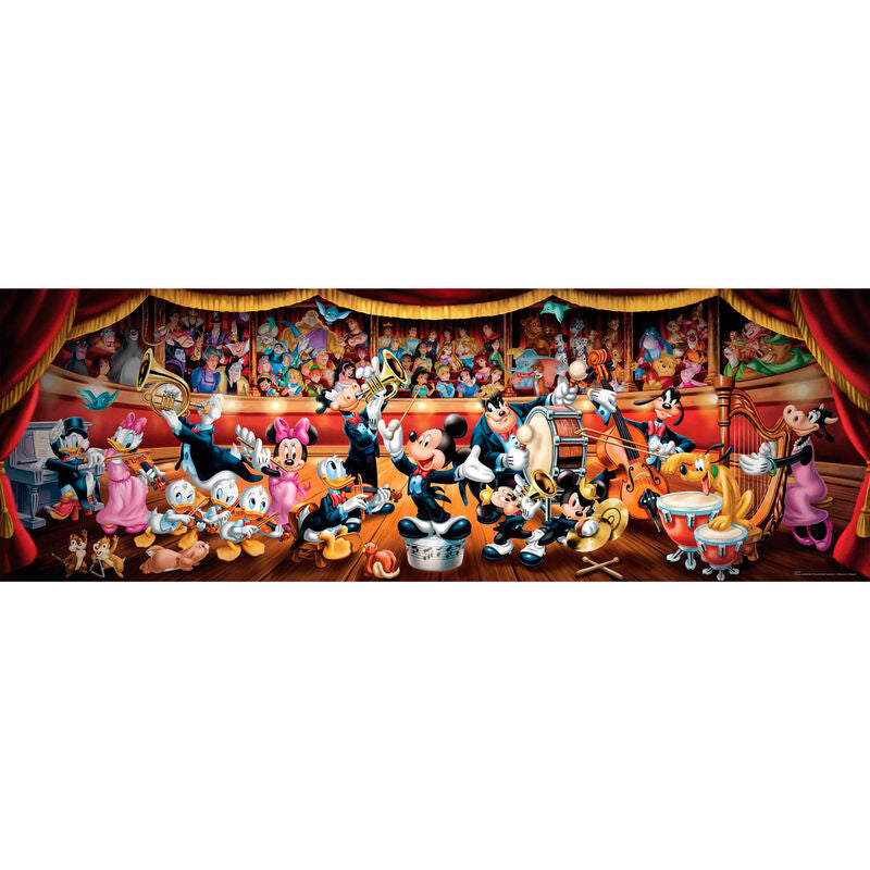 Imagen de Puzzle Panorama Orquesta Disney 1000Pz parte de nuestra colección en Espadas y más, sitio oficial.