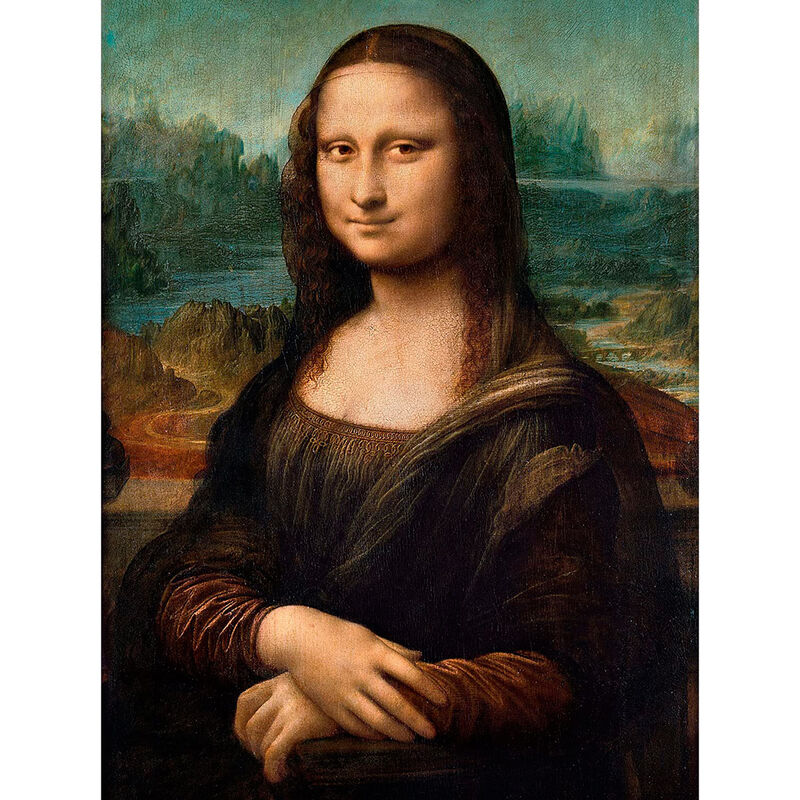 Imagen 1 - Puzzle Mona Lisa Leonardo Museo Louvre 1000Pzs