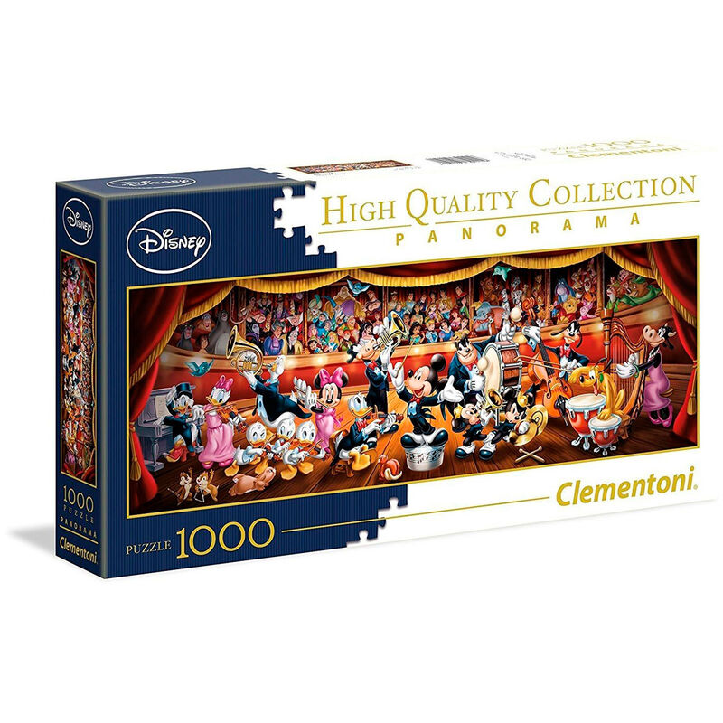 Imagen de Puzzle Panorama Orquesta Disney 1000Pz parte de nuestra colección en Espadas y más, sitio oficial.