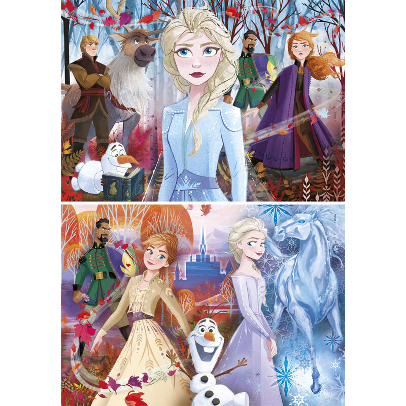 Imagen de Puzzle Maxi Frozen Disney 2 2X20pzs parte de nuestra colección en Espadas y más, sitio oficial.
