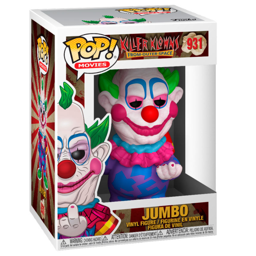 Imagen de Figura Pop Killer Klowns From Outer Space Jumbo parte de nuestra colección en Espadas y más, sitio oficial.