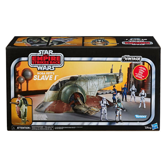 Imagen de Replica Nave Slave 1 Boba Fett Star Wars Vintage Collection parte de nuestra colección en Espadas y más, sitio oficial.