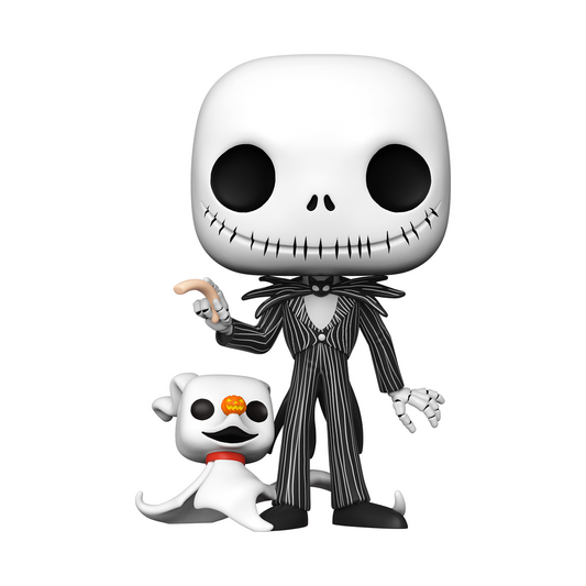 Imagen 2 - Figura Pop Disney Pesadilla Antes De Navidad Jack With Zero 25Cm