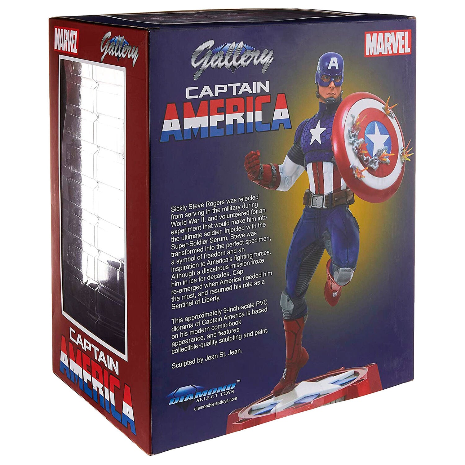 Imagen de Estatua Diorama Capitan America Marvel Now! 23Cm parte de nuestra colección en Espadas y más, sitio oficial.