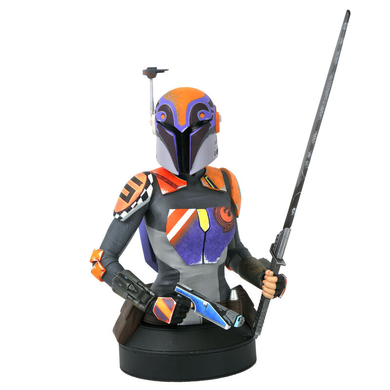 Imagen de Busto Sabine Wren Star Wars Rebels 15Cm parte de nuestra colección en Espadas y más, sitio oficial.