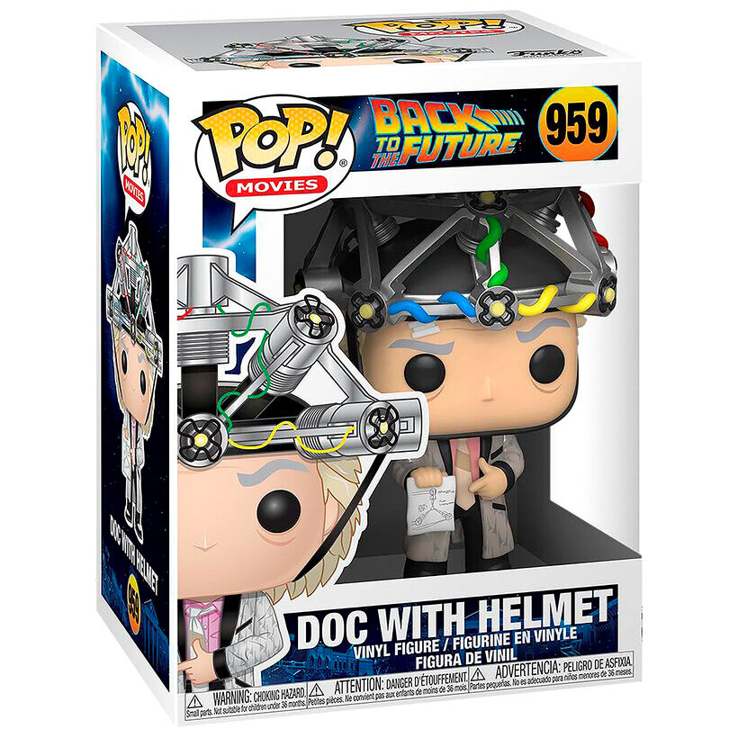 Imagen 3 - Figura Pop Back To The Future Doc With Helmet