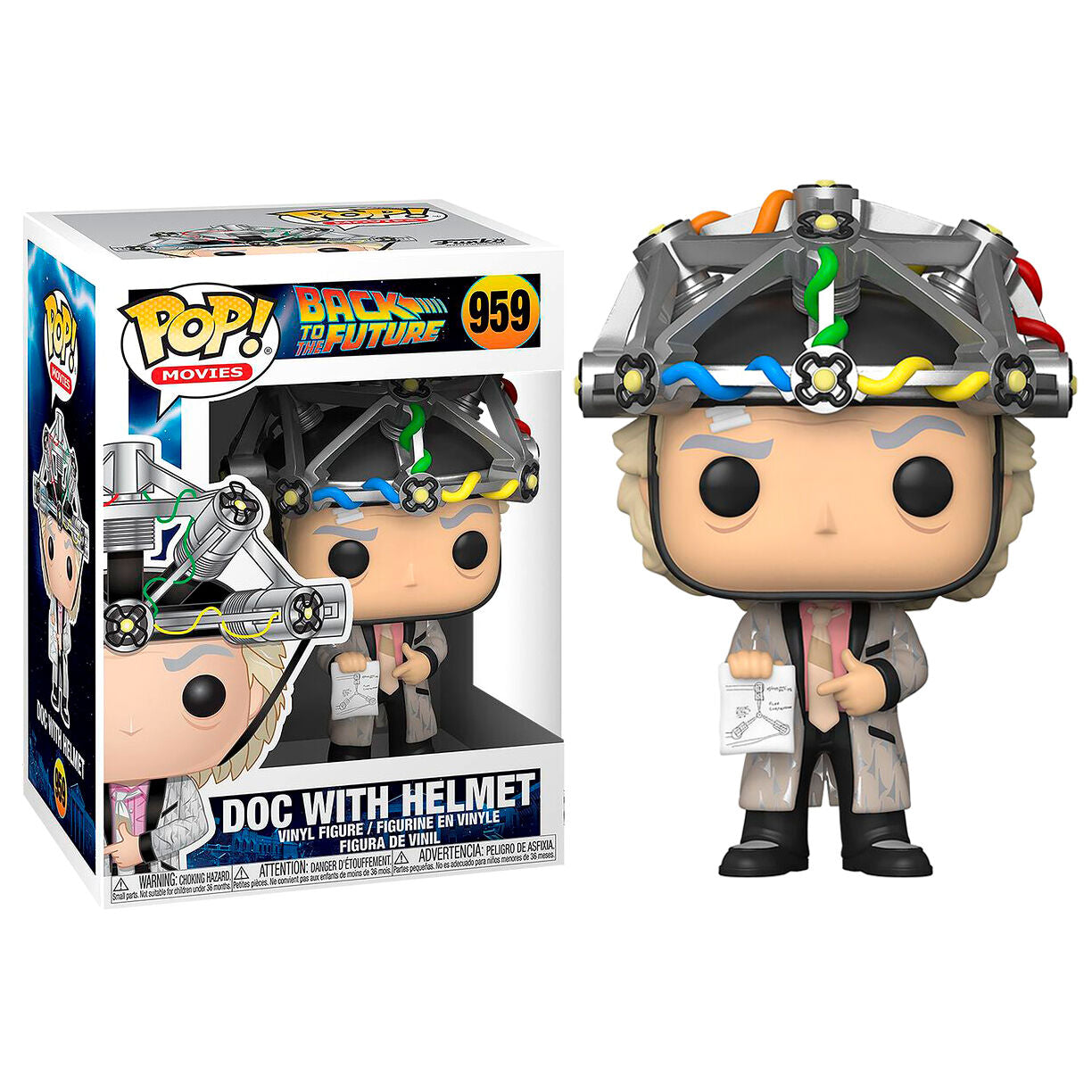 Imagen 1 - Figura Pop Back To The Future Doc With Helmet