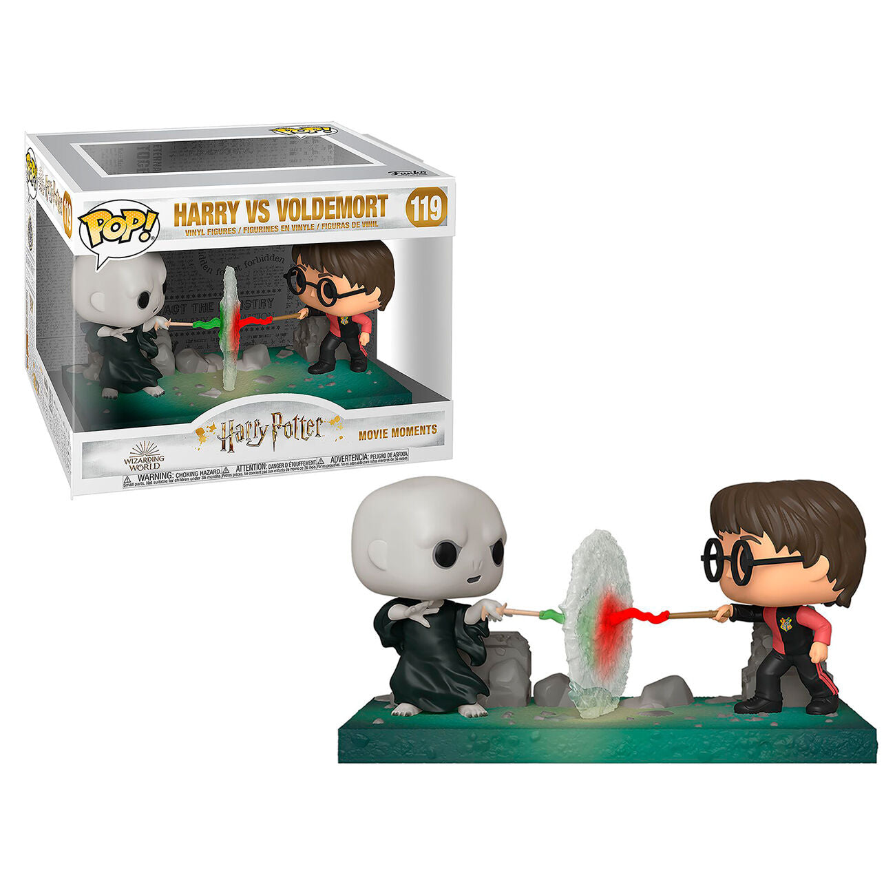 Imagen de Figura Pop Harry Potter Harry Vs Voldemort parte de nuestra colección en Espadas y más, sitio oficial.