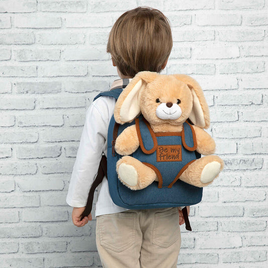 Imagen 2 - Mochila + Peluche Conejo Bob 26Cm